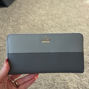 Kate Spade Two-Tone Gray Wallet